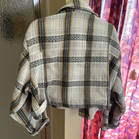 Free people cropped plaid jacket - Picture 7 of 7